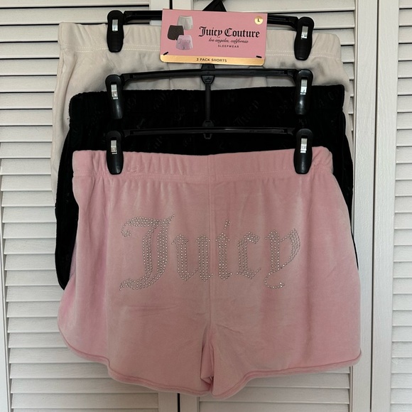 Juicy Couture Other - NWT Juicy Couture Sleep Shorts - Pink, Black, Cream